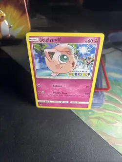 Jigglypuff Sun & Moon 71/111 Promo Build A Bear Workshop Pokemon Stamped TCG - Image 3