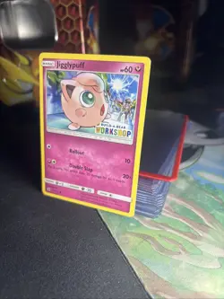 Jigglypuff Sun & Moon 71/111 Promo Build A Bear Workshop Pokemon Stamped TCG - Image 4