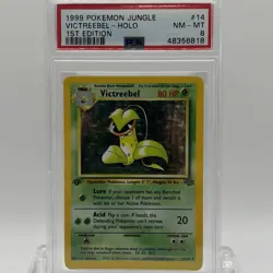 Pokemon TCG Jungle Victreebel #14/64 1st Edition PSA 8 NM-MT - Image 1