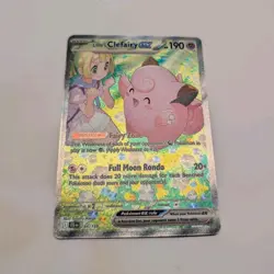 Pokemon Lillie's Clefairy EX 184/159 Sv09 Journey Together Holo Rare - Image 1