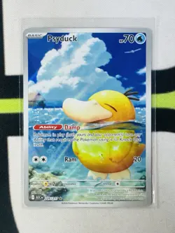 Pokemon Psyduck Full Art Rare Holo ASC 226/217 English 2026 TCG Mint - Image 1