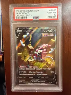 PSA 10 Hoopa V 2023 SWSH Crown Zenith FA Galarian Gallery GG53/GG70 Pokemon - Image 1
