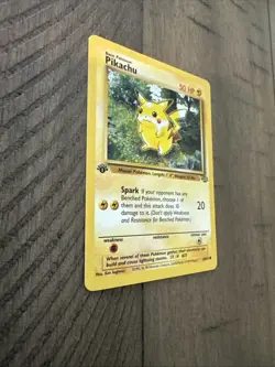 Vintage Pokemon 1st Edition Pikachu 60/64 NM Jungle WOTC - Image 5