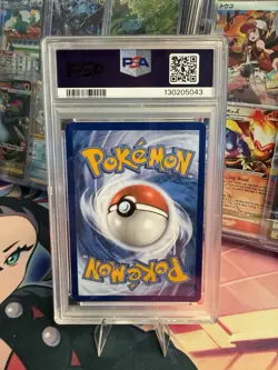 POKEMON TEAM ROCKETS MOLTRES EX FULL ART 208/182 SV10 DESTINED RIVALS PSA 10 - Image 2