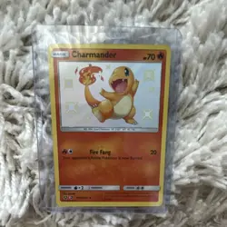Pokemon Hidden Fates Shiny Vault Charmander SV6/SV94 Shiny Holo Rare 70 HP - Image 1
