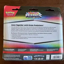 Pokemon TCG Scarlet Violet Prismatic Evolutions Tech Sticker Collection Sylveon - Image 2