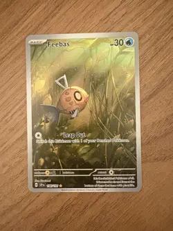 Pokemon TCG Feebas 198/191 Surging Sparks Illustration Rare NM - Image 1