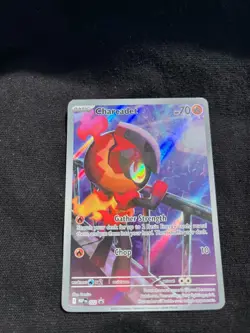 Charcadet Promo 022/UUU Holo 2023 Pokemon NM No Pokemon Center Stamp - Image 1