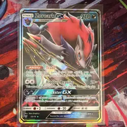 Pokemon Zoroark GX Ultra Rare Holo Shining Legends Stage 1 210 HP 53/73 English - Image 1