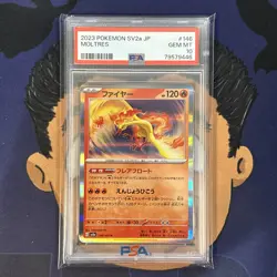 💎PSA 10 GEM MINT 2023 Pokemon Japanese SV2a 151 MOLTRES #146 Holo Rare - Image 2