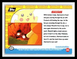 💥 1999 Topps Pokemon Movie Animation Edition (Black Topps Logo) #55 - Success - Image 2