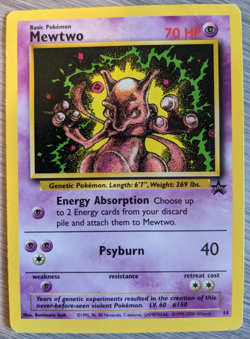 Pokemon Mewtwo 14 WotC Promo HP - Image 1