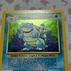 Pokemon TCG Blastoise Base Set Holo Rare 2/102 1999 100HP Wizards of the Coast - Image 2
