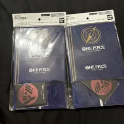 2 One Piece Card Game Storage Box And Straw Hat Don Set - Sealed - Image 1