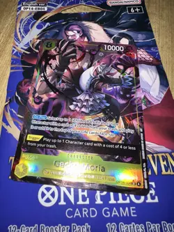 One Piece TCG OP14-EB04 Gecko Moria OP14-104 SR Alternative Art The Azure Sea’s - Image 1