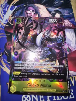 One Piece TCG OP14-EB04 Gecko Moria OP14-104 SR Alternative Art The Azure Sea’s - Image 2