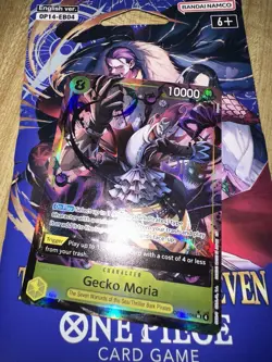 One Piece TCG OP14-EB04 Gecko Moria OP14-104 SR Alternative Art The Azure Sea’s - Image 3