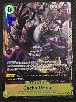Gecko Moria OP14-104 SR Alt Art One Piece TCG English - Image 1