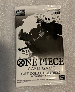 One Piece TCG 2023 Gift Collection Promo Pack Factory Sealed - Image 1