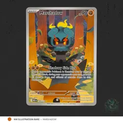 Marshadow 146/132 Illustration Rare NM Pokemon TCG Mega Evolution - Image 1