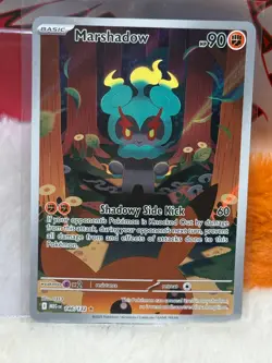 Marshadow Illustration Rare Holofoil ME01: Mega Evolution 146/132 NM - Image 2