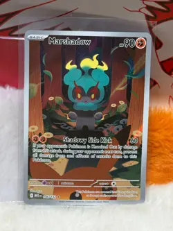 Marshadow Illustration Rare Holofoil ME01: Mega Evolution 146/132 NM - Image 3