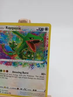 Rayquaza 138/185 - Vivid Voltage - Amazing Rare LP Pokemon Card, 2020 - Image 5
