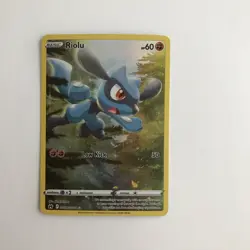 Pokemon Riolu Ultra Rare Holo GG26/GG70 Crown Zenith Galarian Gallery Card - Image 1