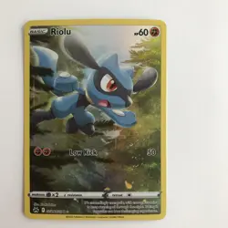 Pokemon Riolu Ultra Rare Holo GG26/GG70 Crown Zenith Galarian Gallery Card - Image 3