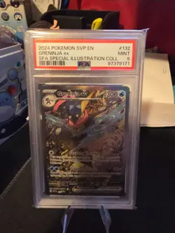 Greninja EX 132 Scarlet & Violet Promo Holo Card PSA 9 Mint - Image 1
