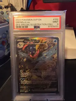 Greninja EX 132 Scarlet & Violet Promo Holo Card PSA 9 Mint - Image 2