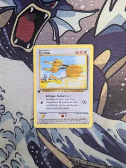 Doduo 48/102 1st Edition - Spanish - Base Set Pokemon Card - LP - Image 1