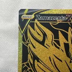 Pokemon Zamazenta V SWSH077 SWSH: Sword & Shield Promo Cards Holo Gold Rare NM - Image 2