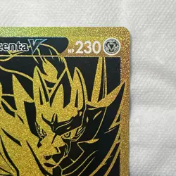 Pokemon Zamazenta V SWSH077 SWSH: Sword & Shield Promo Cards Holo Gold Rare NM - Image 3