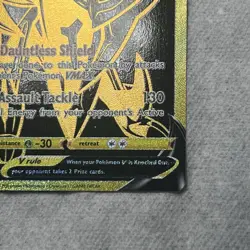 Pokemon Zamazenta V SWSH077 SWSH: Sword & Shield Promo Cards Holo Gold Rare NM - Image 4