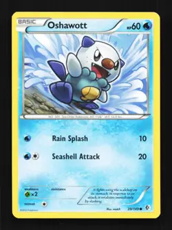 Oshawott 39/149 LP Boundaries Crossed English Pokemon Card TCG - Image 1