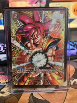 Dragon Ball Super Fusion World Son Goku: BR FB09-010 R Holo ultimate Battle Card - Image 1
