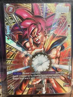 Dragon Ball Super Fusion World Son Goku: BR FB09-010 R Holo ultimate Battle Card - Image 3