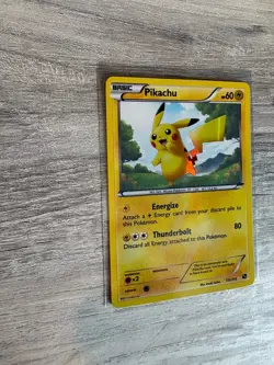 Pokemon Pikachu TCG Secret Rare Holo Card 115/114 Black and White - Image 2