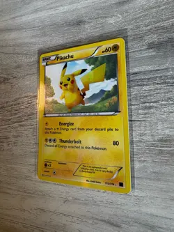 Pokemon Pikachu TCG Secret Rare Holo Card 115/114 Black and White - Image 3