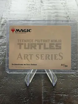 Technodrome Art Card (Gold-Stamped Signature) 22 S Art Series: Teenage Mutant Ni - Image 2