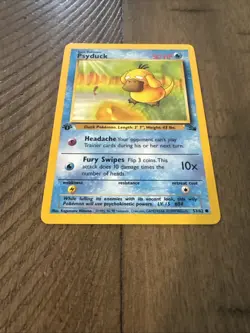 Pokemon TCG Vintage Psyduck Fossil 1st Edition Card 53/62 WOTC - Image 4