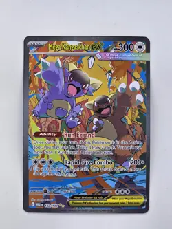 Pokemon TCG Mega Kangaskhan EX 182/132 Mega Evolution Secret Illustration Card - Image 1
