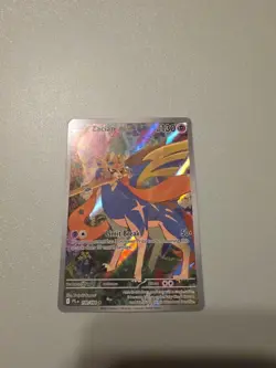 Pokemon TCG Zacian 100/094 Phantasmal Flames Illustration Rare Near Mint - Image 1