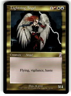 MTG Magic the Gathering Lightning Angel (94/122) Time Spiral - Timeshifted - Image 1