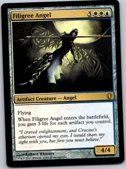 Magic the Gathering Filigree Angel Commander 2013 MTG Free Shipping! - Image 1