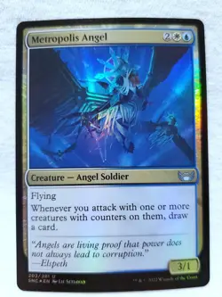 Metropolis Angel 203/281 Foil Streets of New Capenna Magic: The Gathering - Image 3