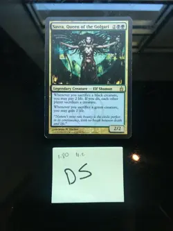 Savra, Queen of the Golgari x1 Ravnica Mild Play See Pics FREE SHIPPING - Image 1