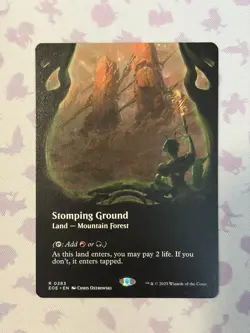 Magic the Gathering: Stomping Ground - (Borderless) Edge of Eternities - NM Reg - Image 1