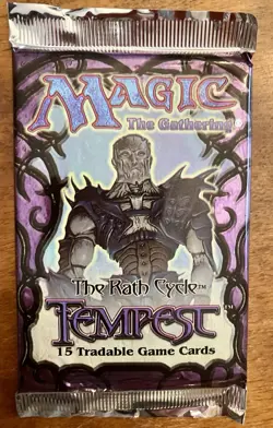 Magic The Gathering Tempest The Rath Cycle Booster Pack Factory Sealed 742818065283 - Image 1